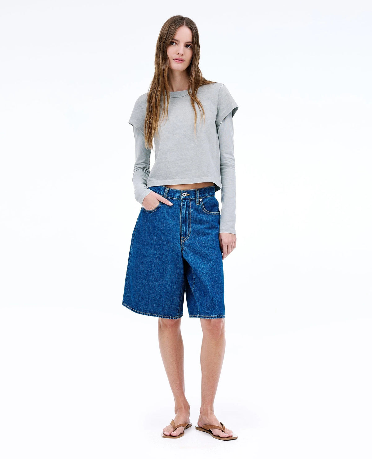 Baggy short willow BLUE