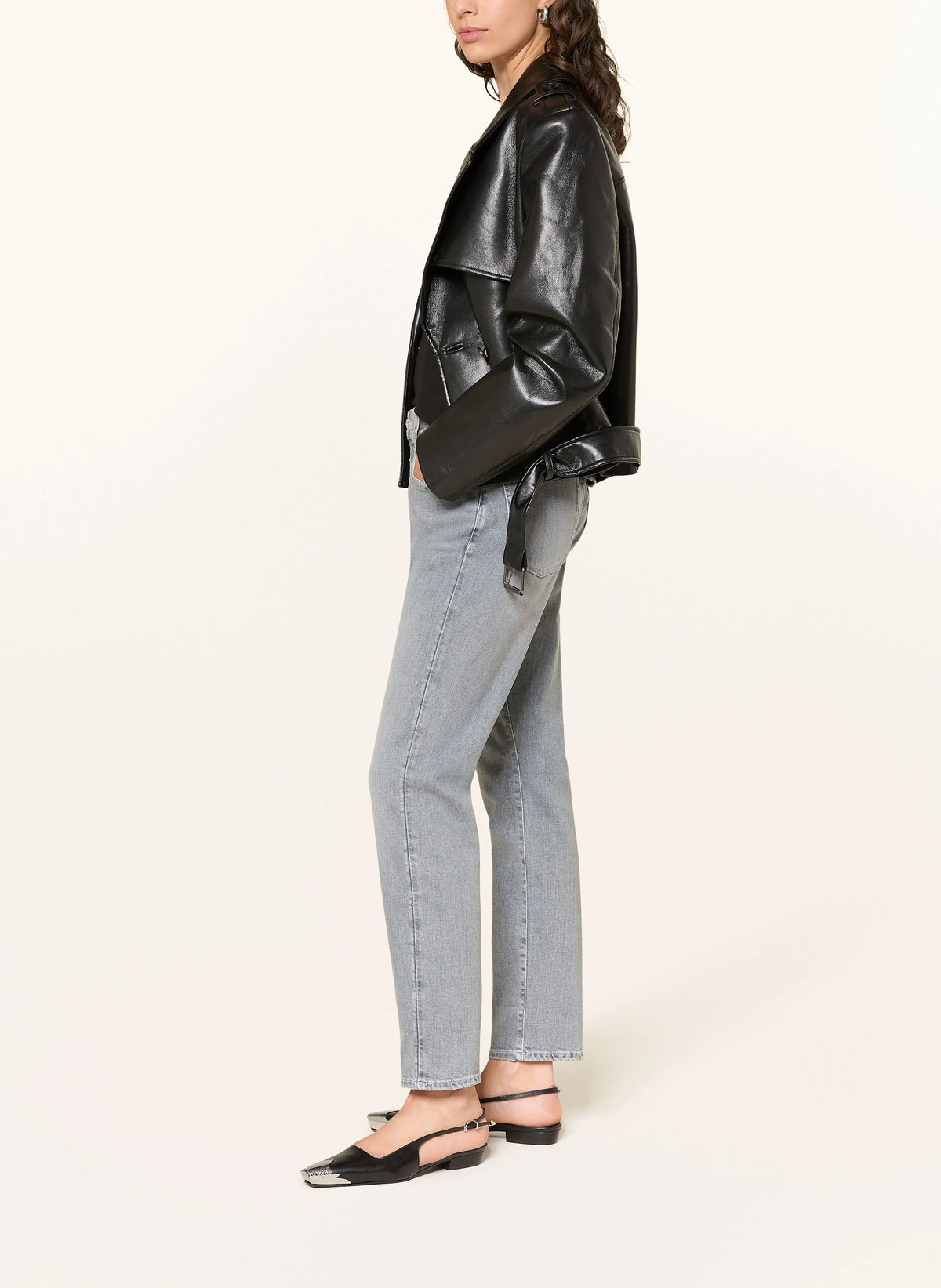Relaxed skinny full scale GREY