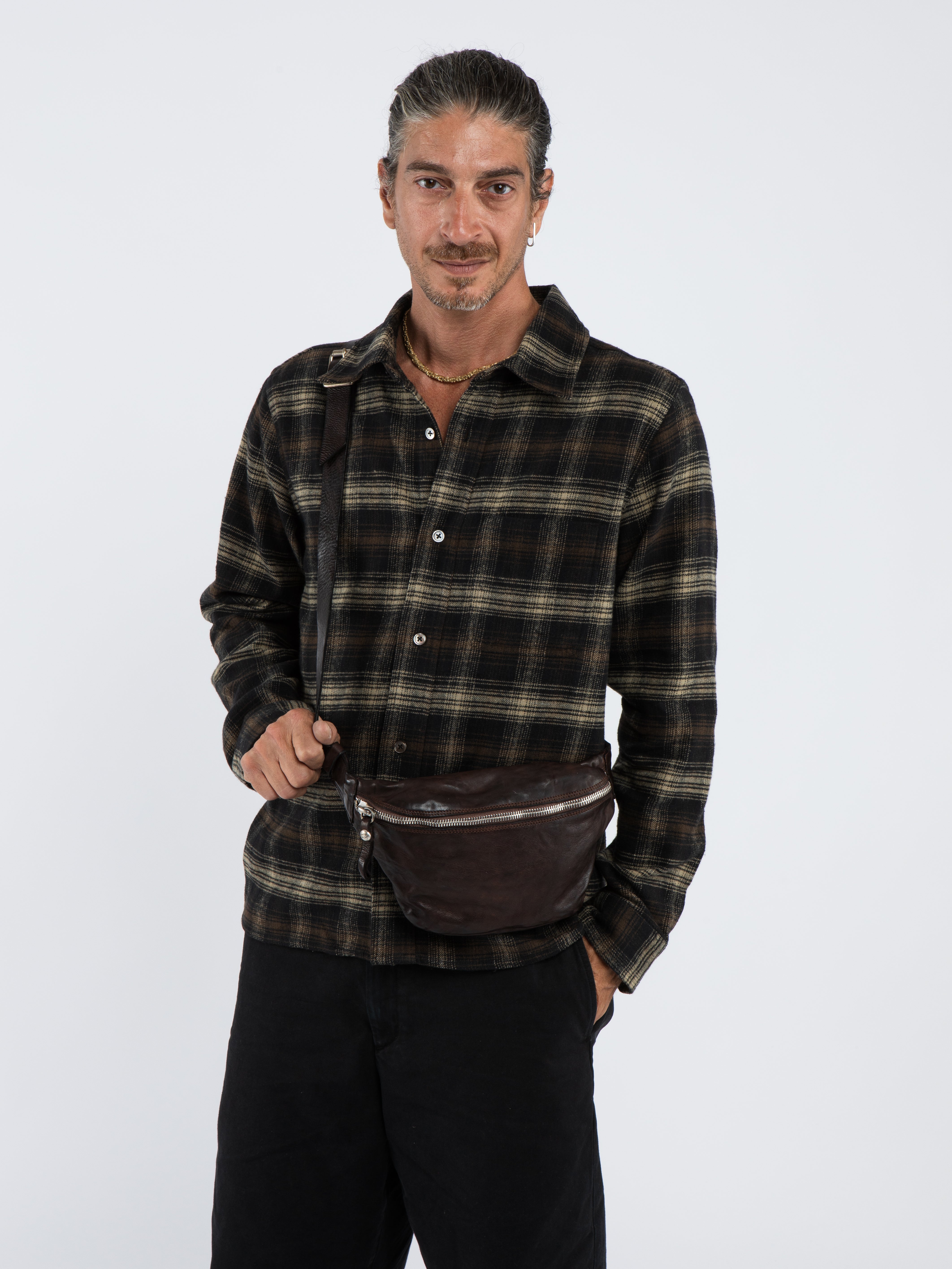 Corniolo- waist bag BROWN