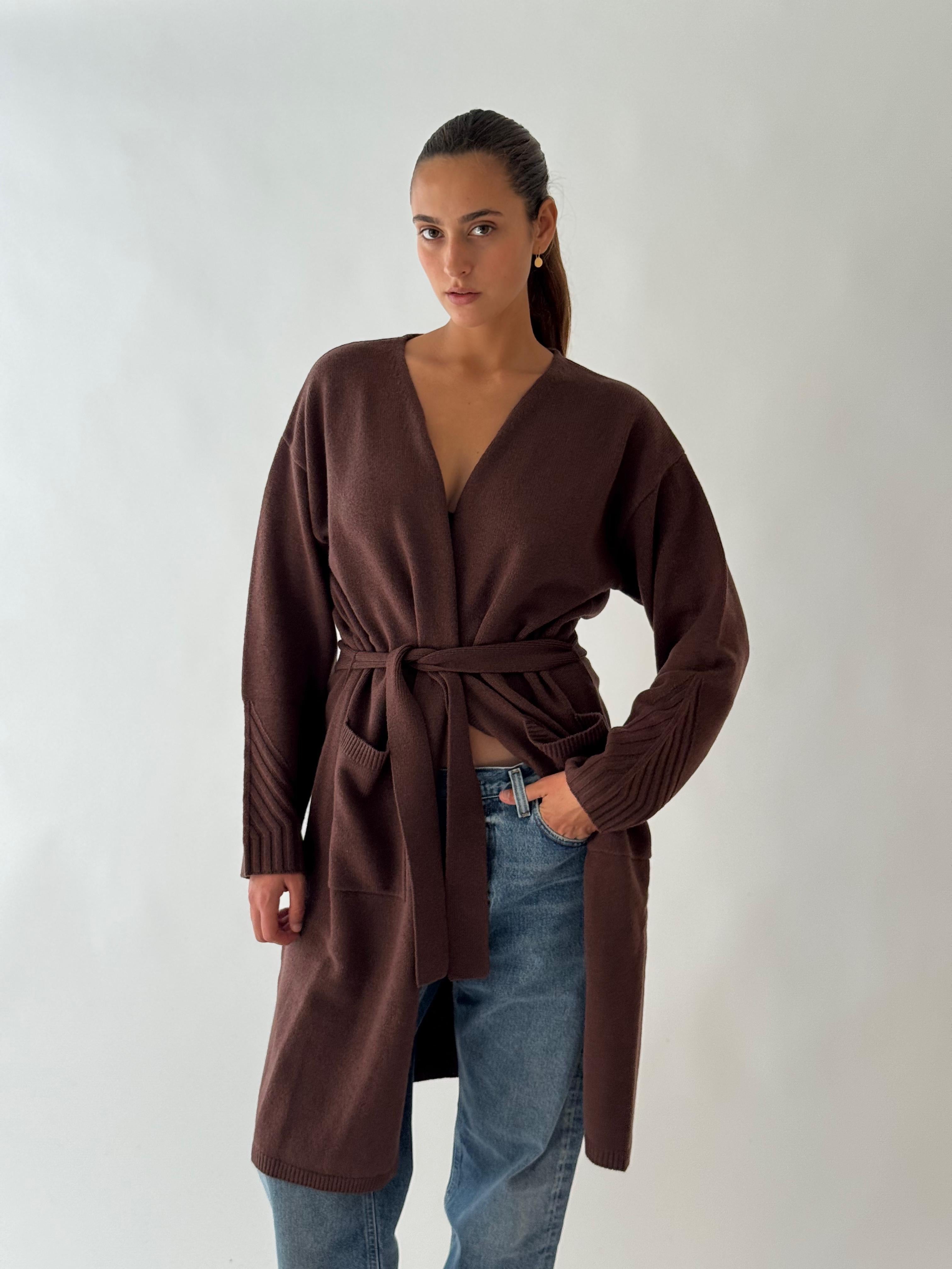 Waiscoat long sleeves CHOCOLAT