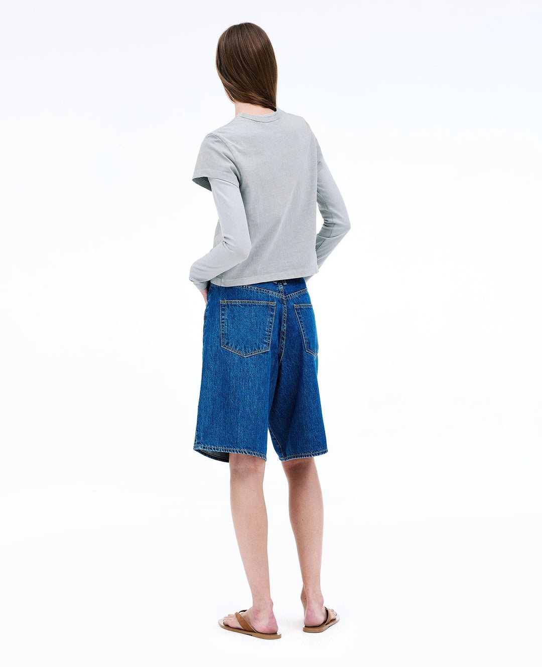 Baggy short willow BLUE