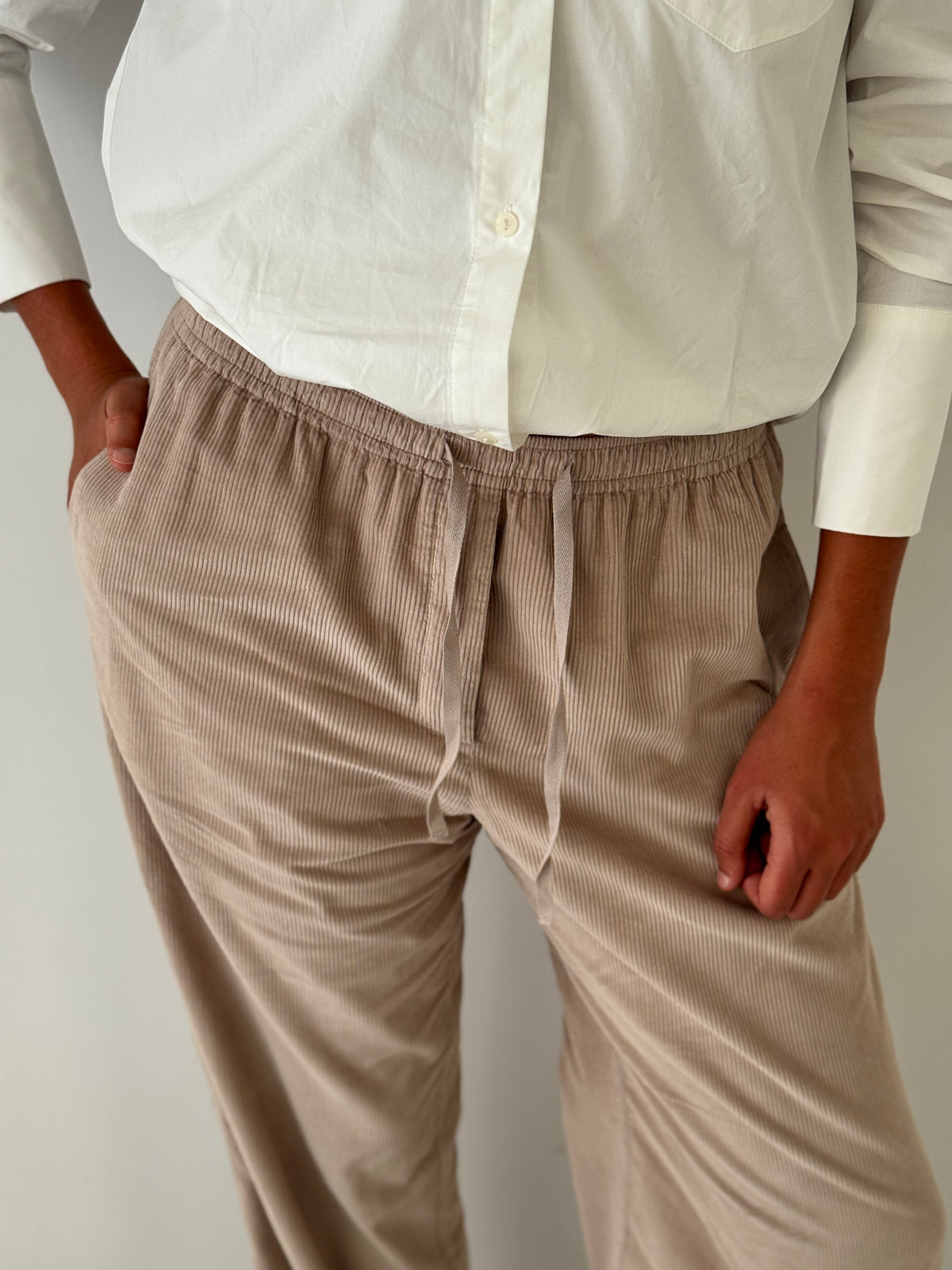 Plumiel woven pant BEIGE
