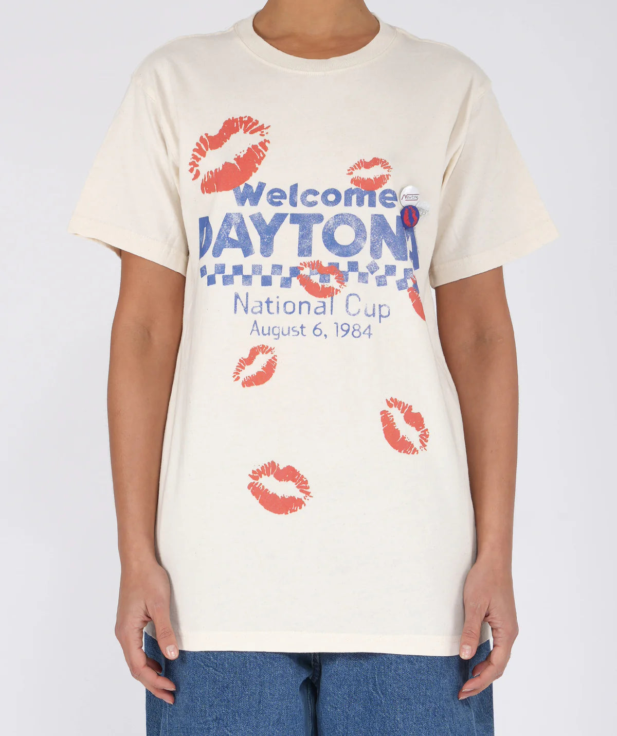 T-shirt trucker nascar NATURAL