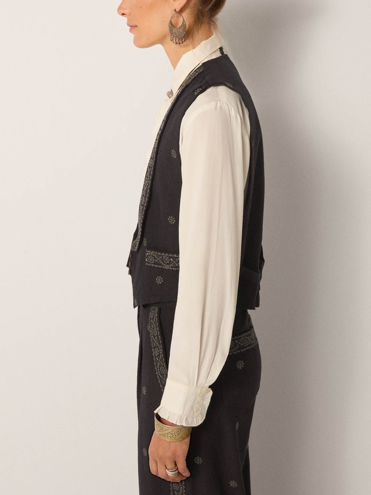 Vest tequila lupita CHARRO BLACK