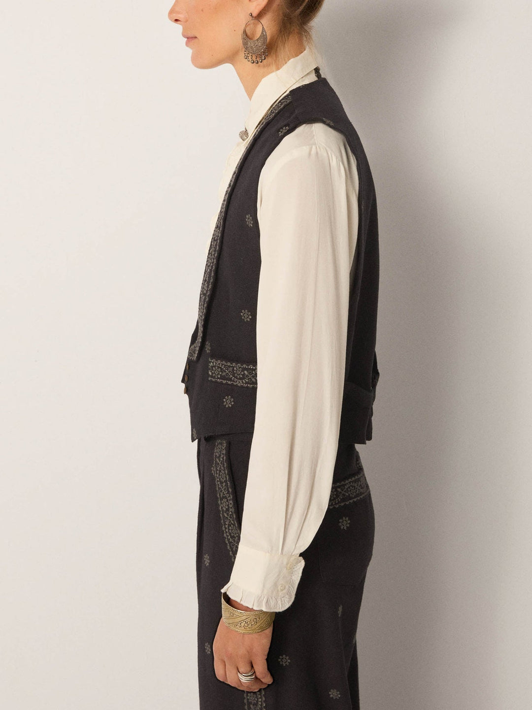 Vest tequila lupita CHARRO BLACK