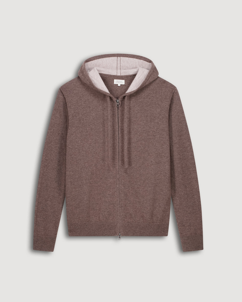 Cashmere hoodie MUSHROOM