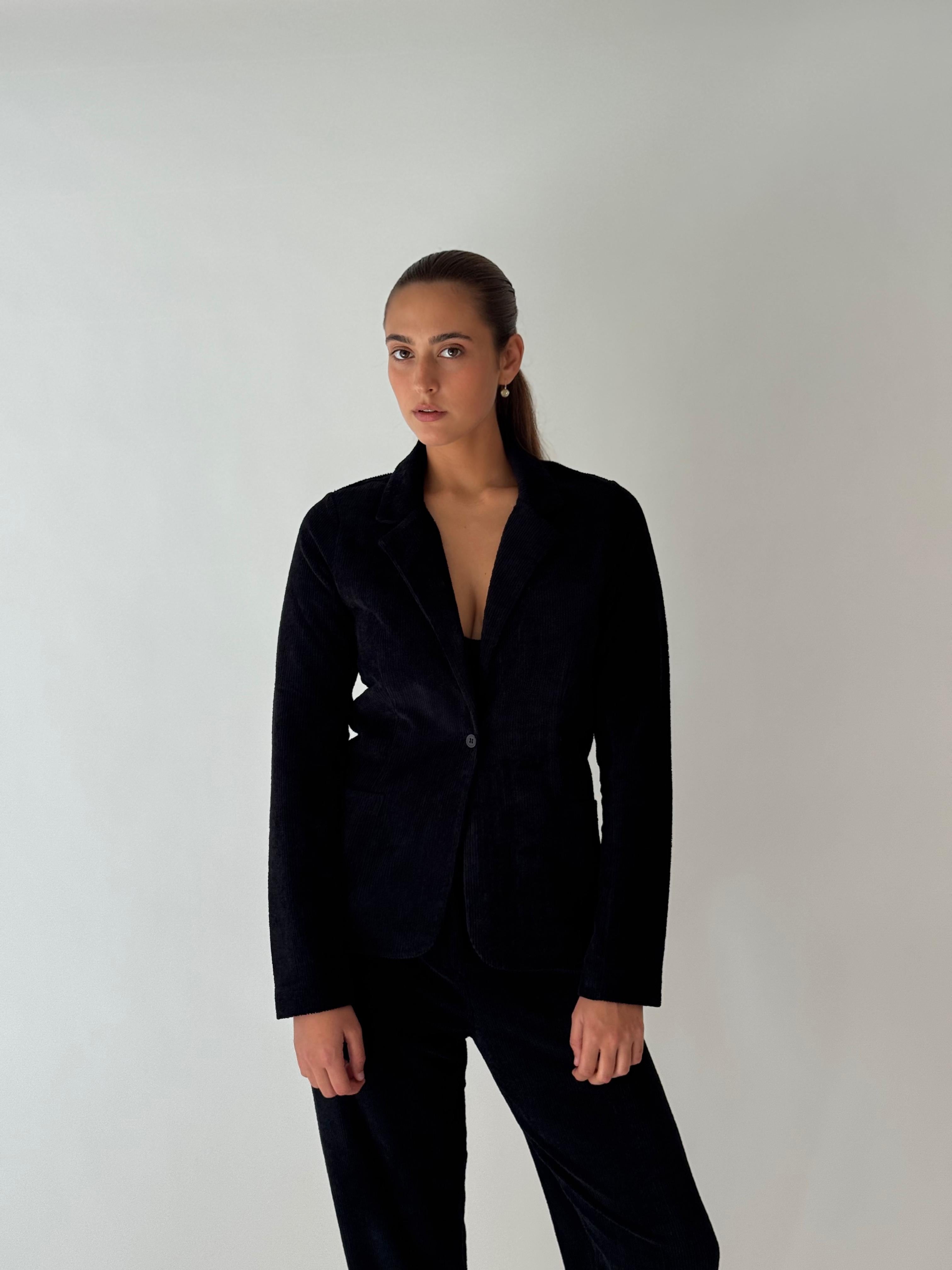 Blazer 1 buttons BLACK