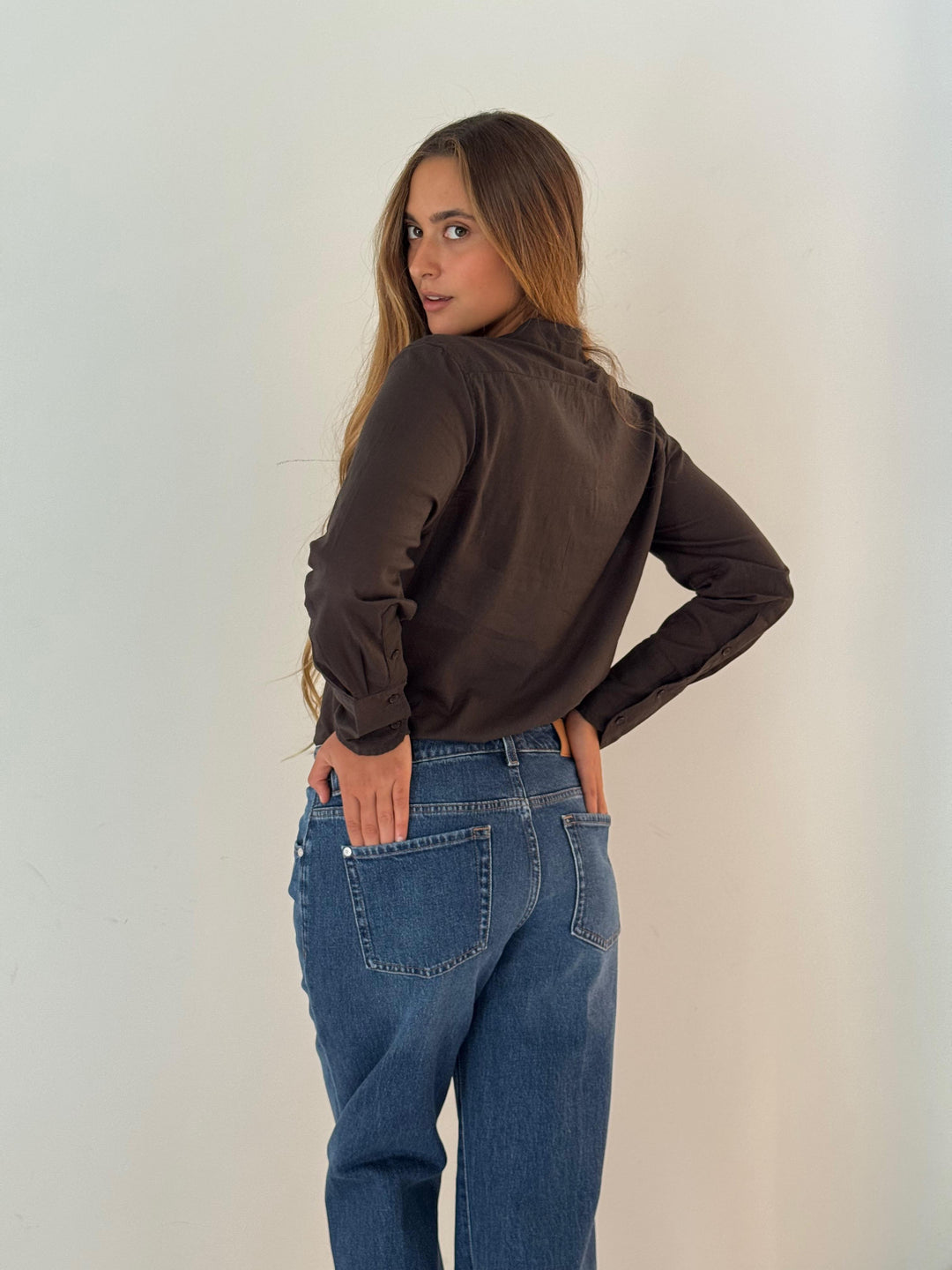 Calie straight artifact NAVY