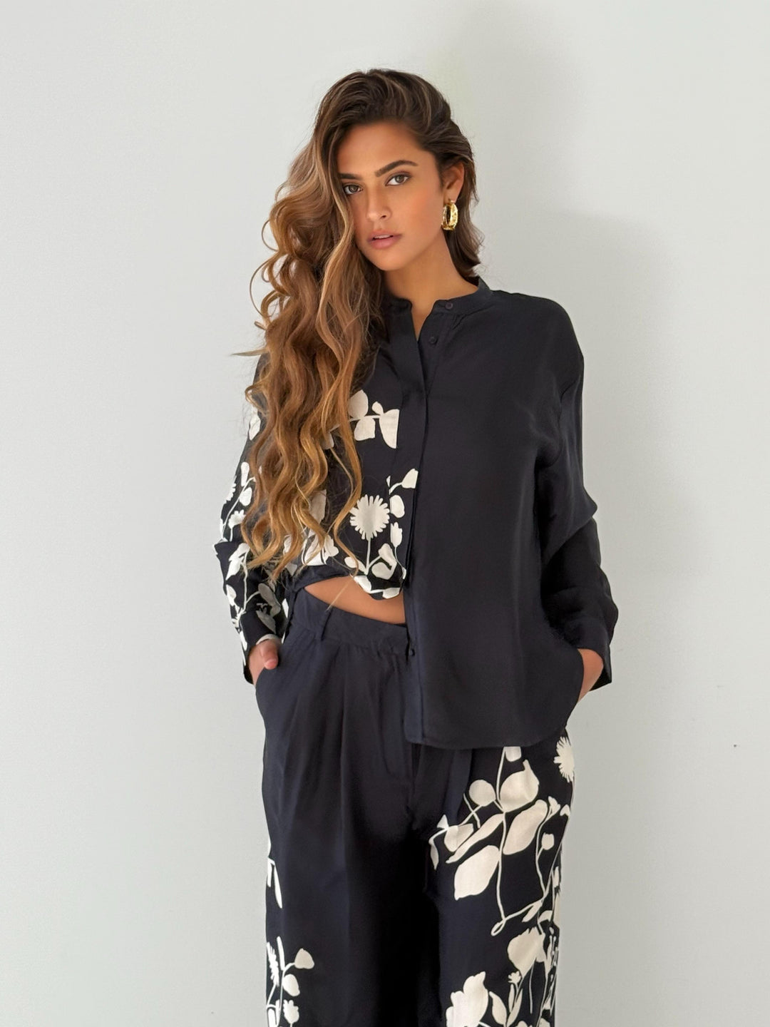 Djerba blouse MAXIMAL FLOWERS