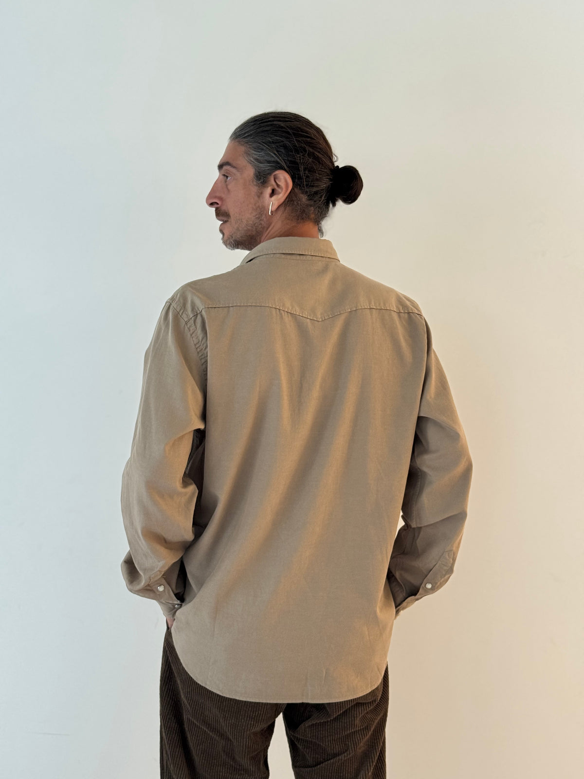Pheonix woven shirt KHAKI