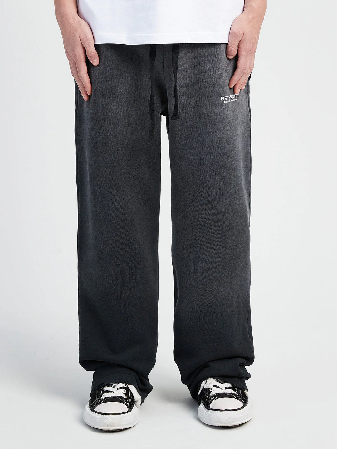 CREATIVE DEPT sweatpants FADED BLACK