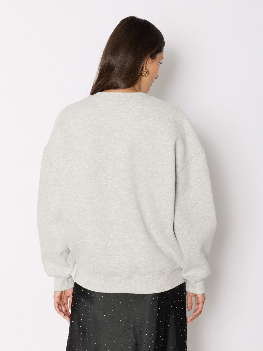 Supercool oversized sweatshirt MELANGE GREY