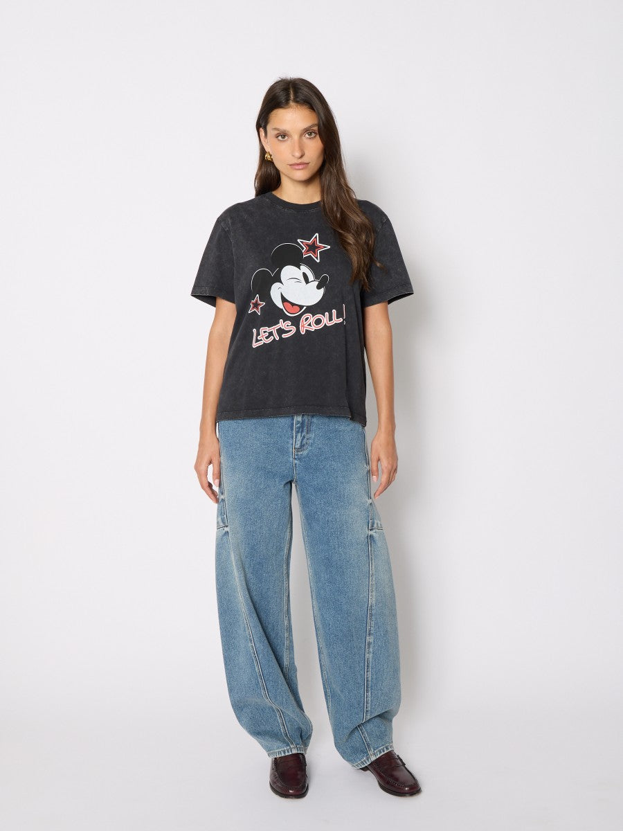 Lets roll T shirt CARBONE