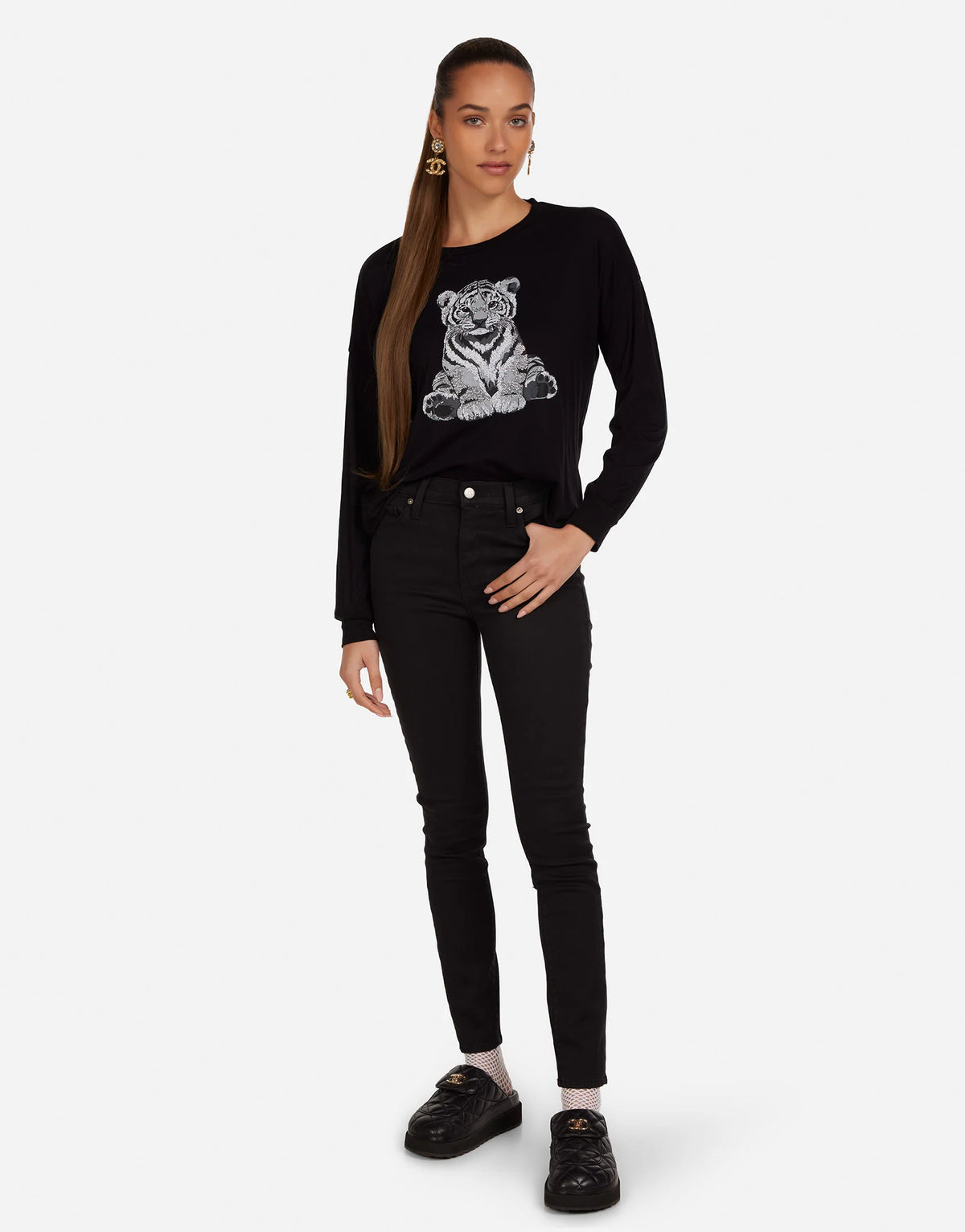 Luella crystal cuddle monster BLACK