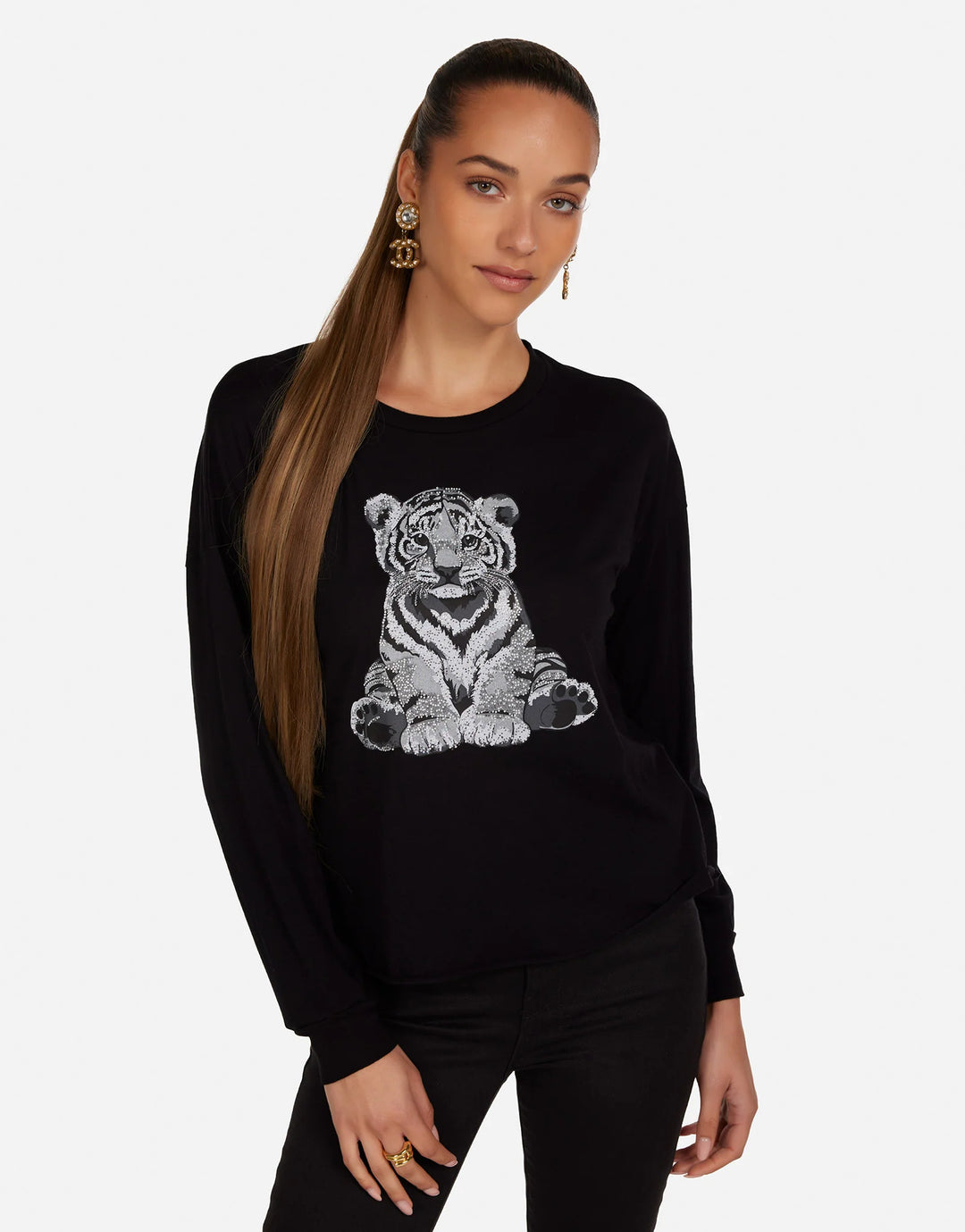 Luella crystal cuddle monster BLACK