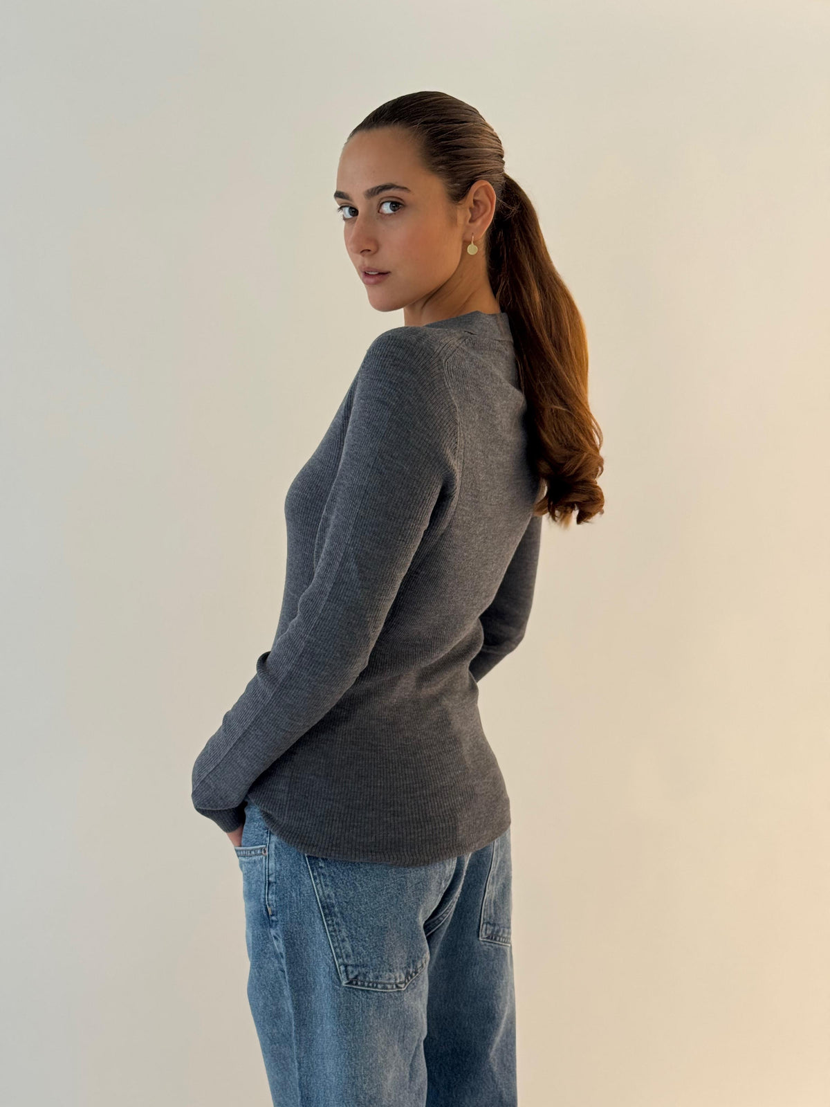 sweater HEATHER GREY