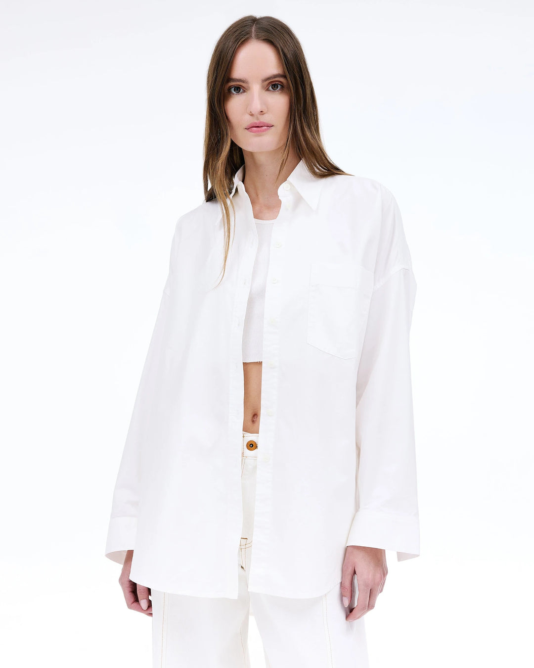 Cocoon shirt NATURAL WHITE