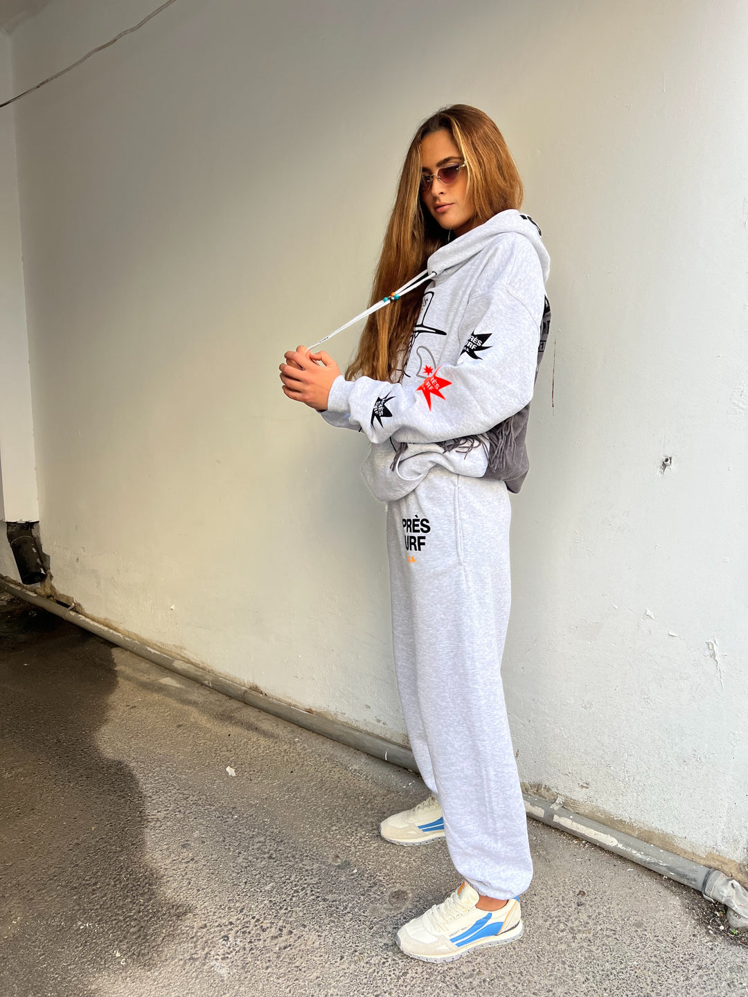 Ryan jog pant GREY/BLACK