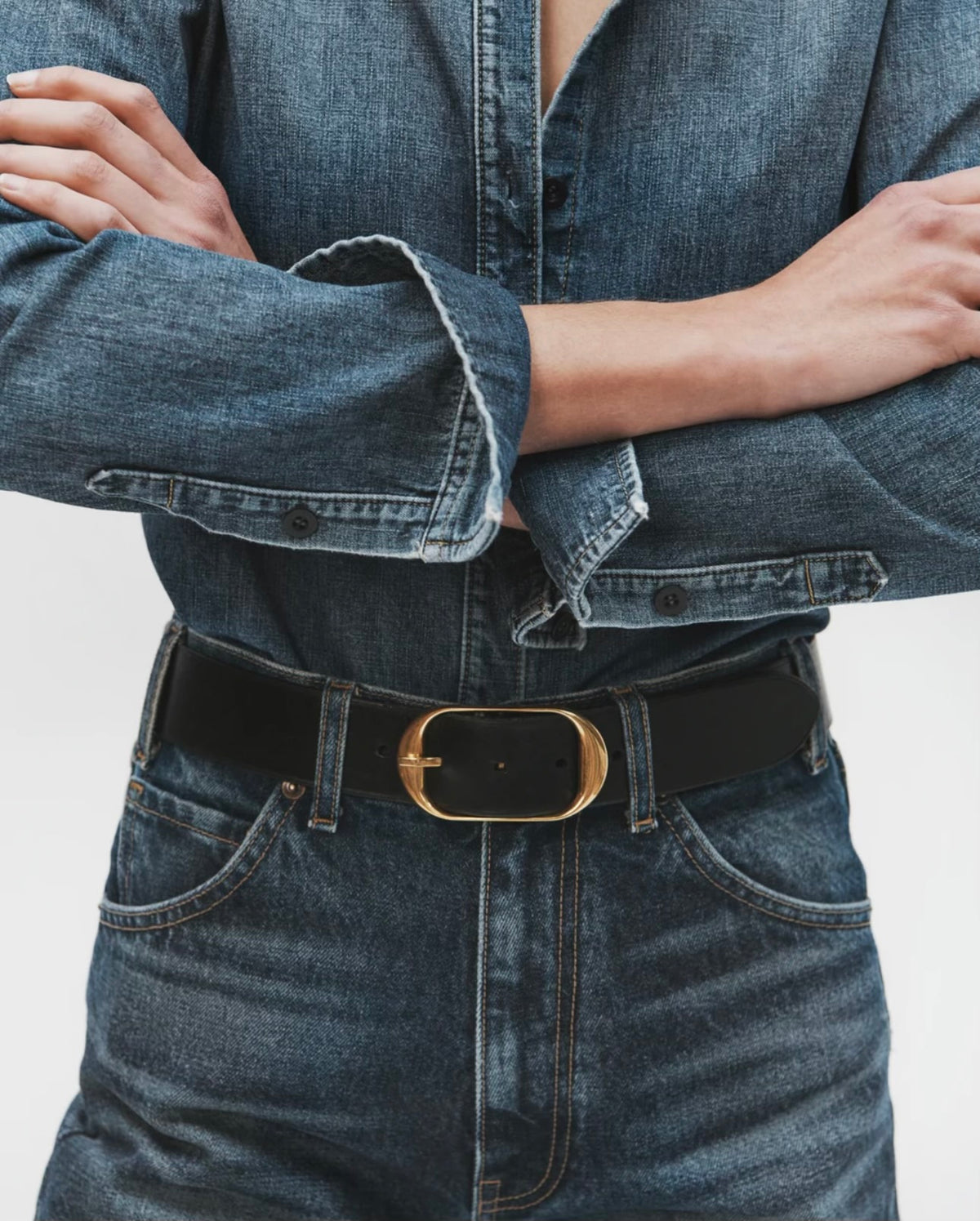 Nili belt BLACK/BRASS