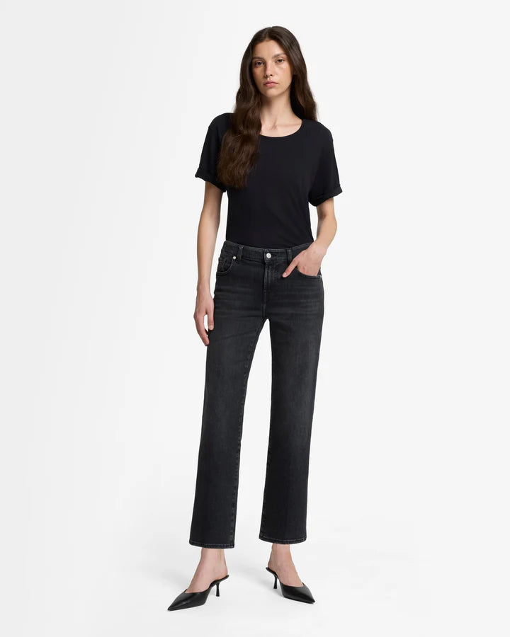 Calie straight ankle bottomline BLACK