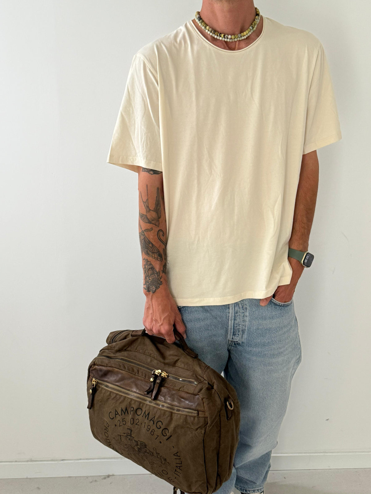 Round neck short slv GREGE