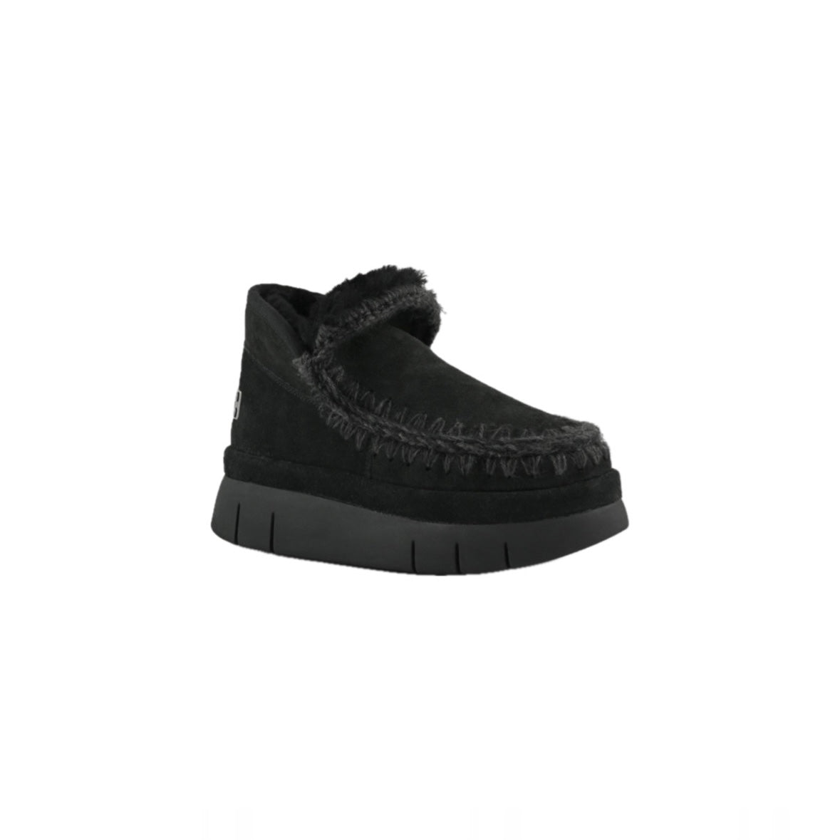 Bounce welt sneaker suede BLACK