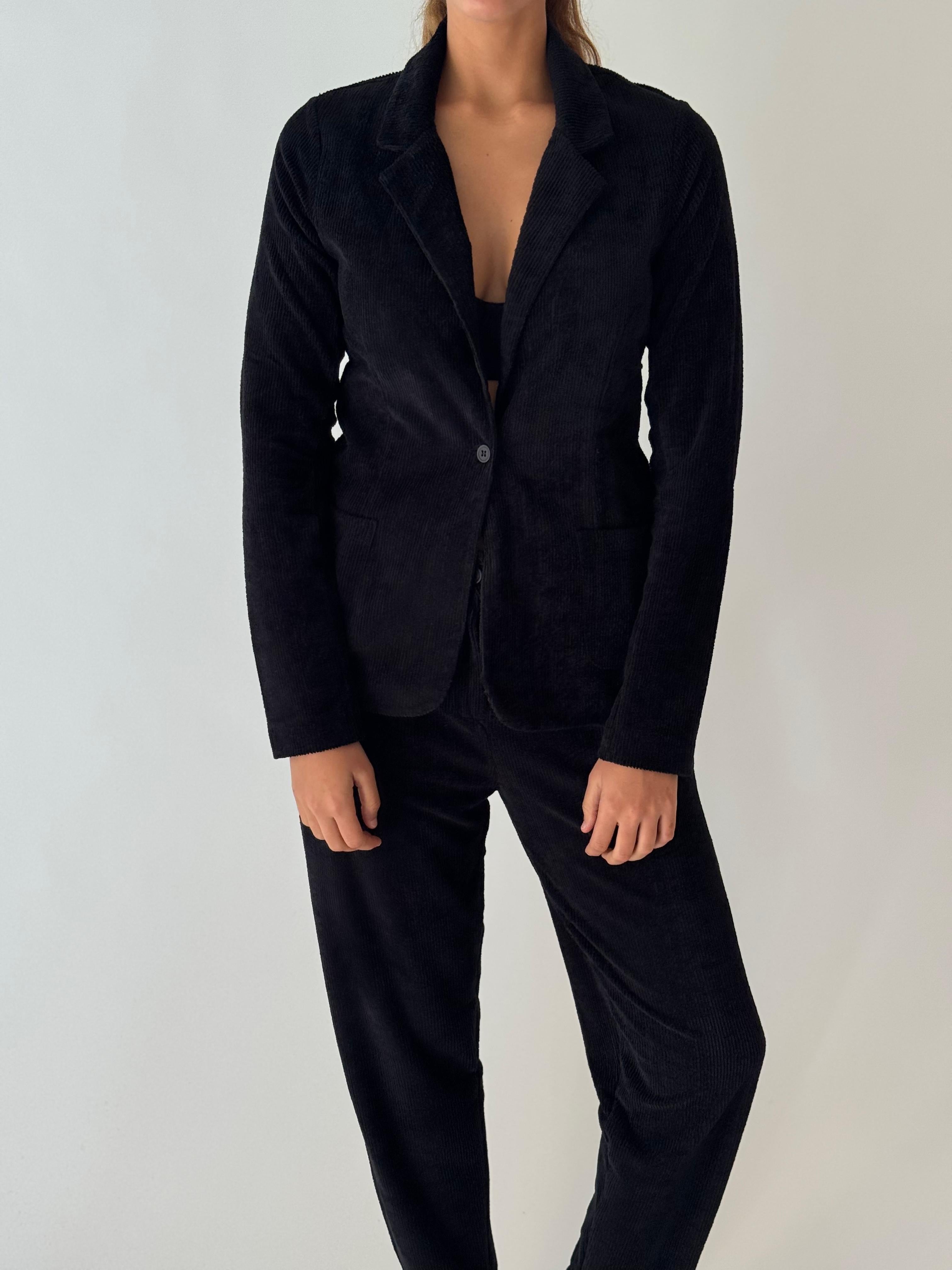 Blazer 1 buttons BLACK