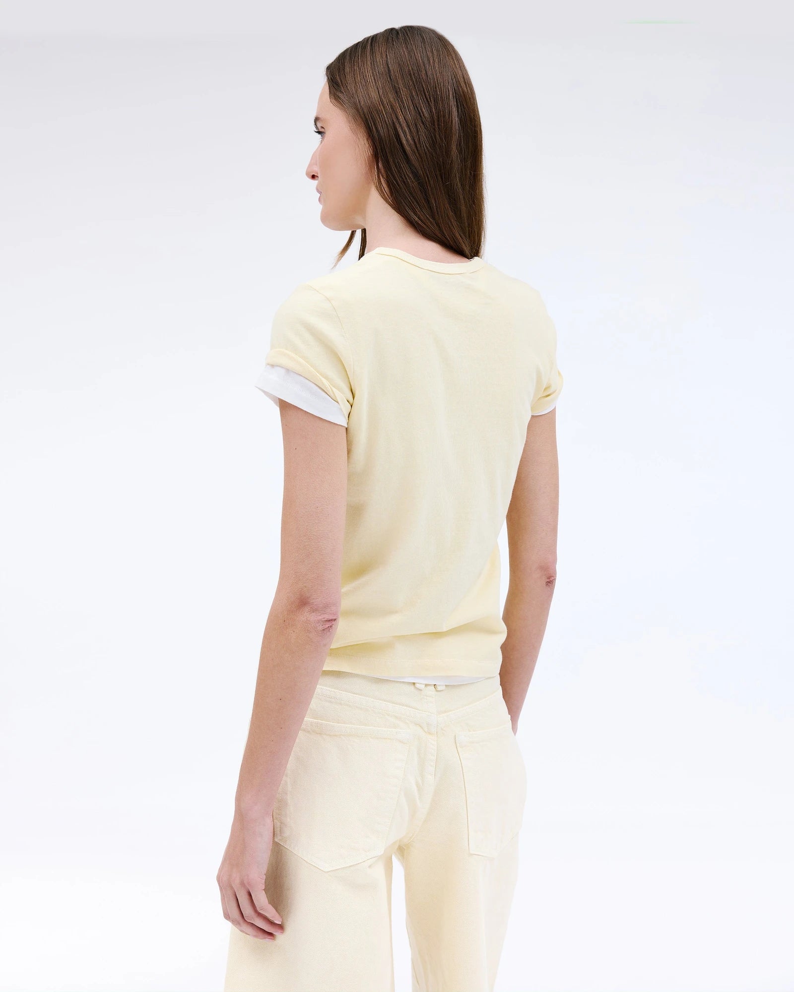 Simple tee sunlight YELLOW