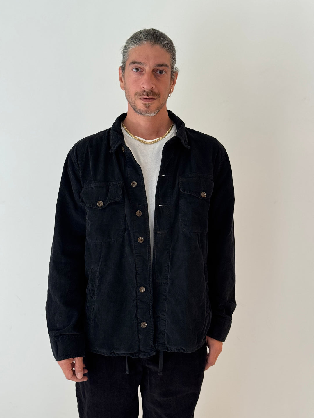 Woven jacket CHARCOAL