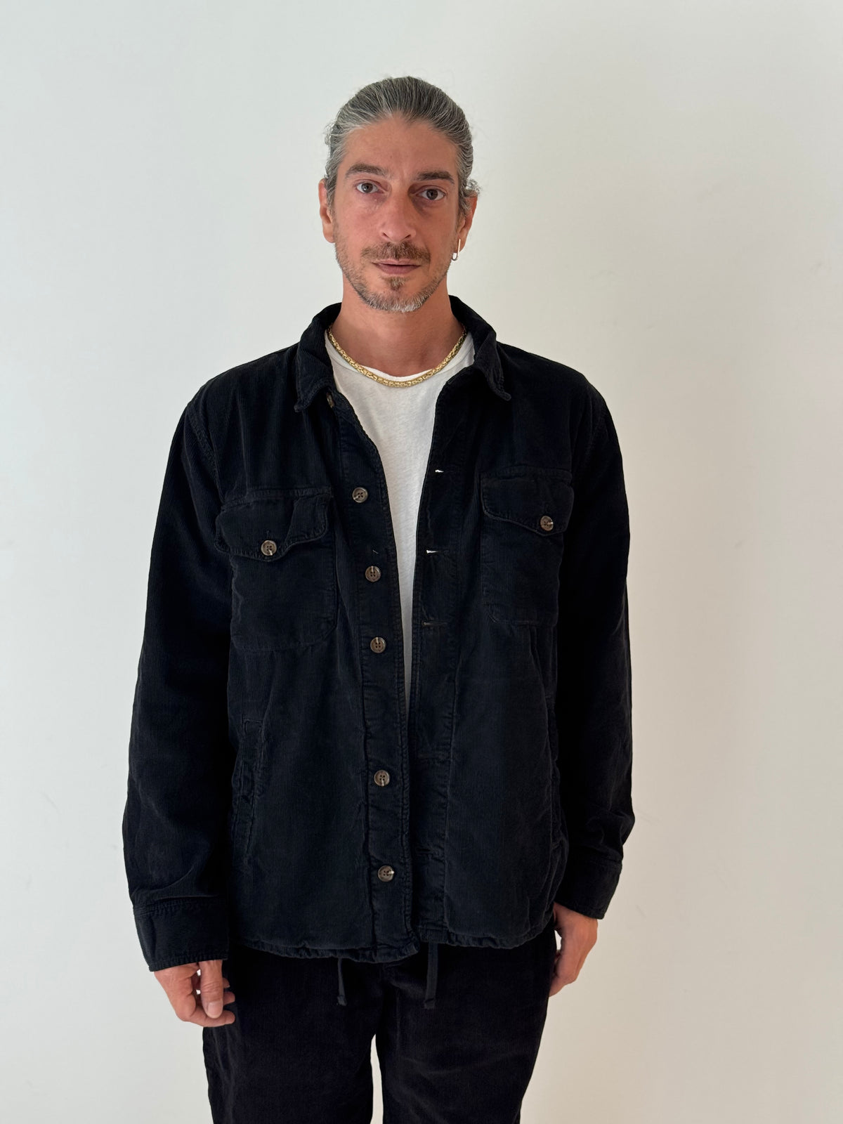 Woven jacket CHARCOAL