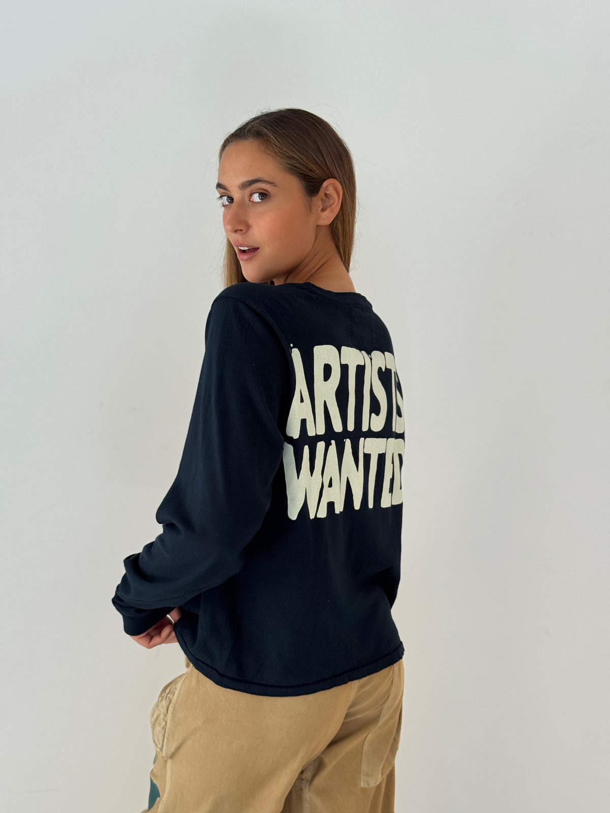 artist wanted long sleeve tee SQUIDSINK