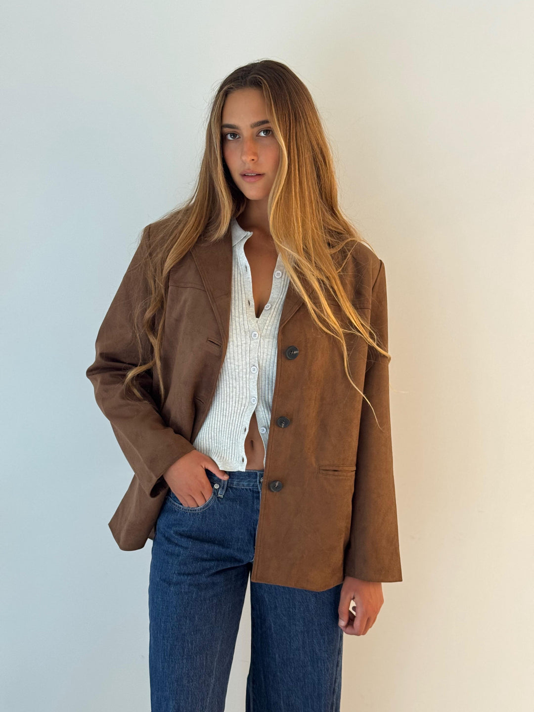 Salie blazer BROWN