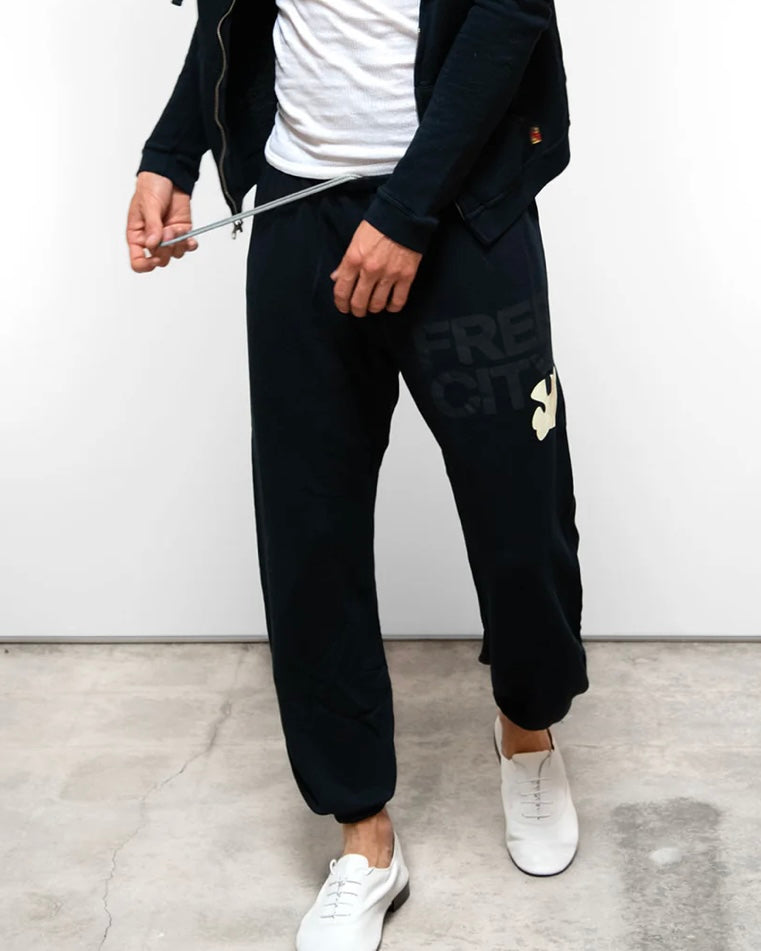 SUPERLUFF LUX SWEATPANT DEEPSPACE/CREAM