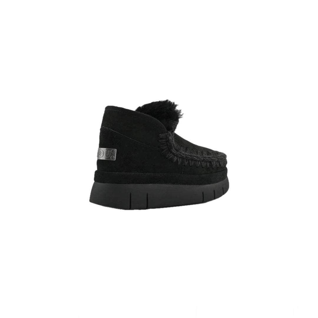 Bounce welt sneaker suede BLACK