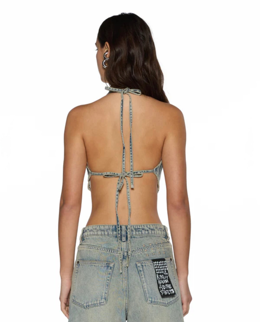 Bolt top folk DENIM