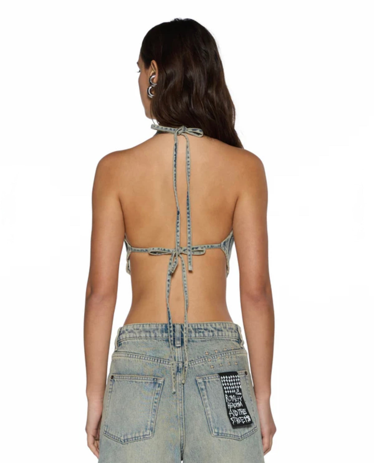 Bolt top folk DENIM