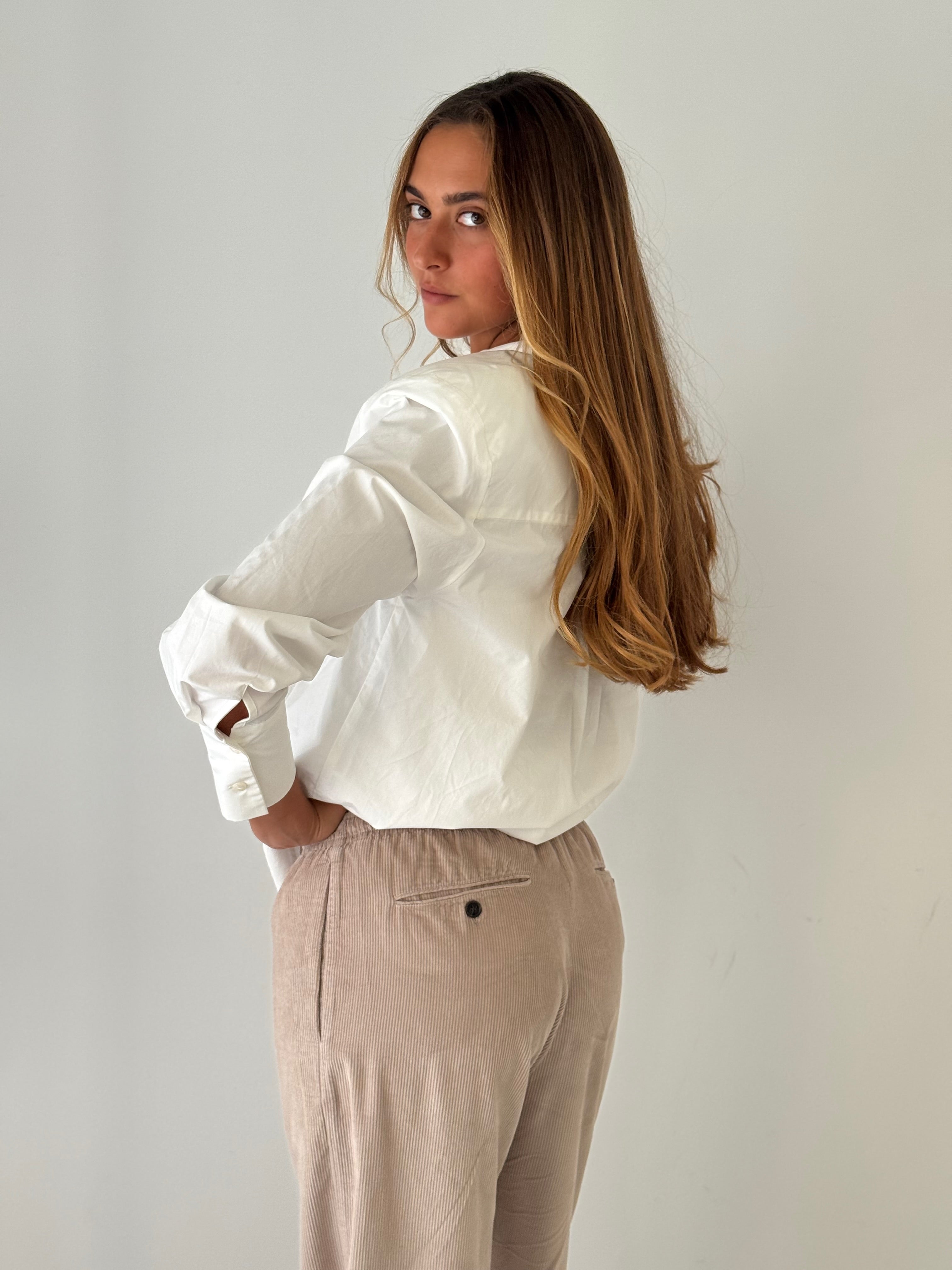 Plumiel woven pant BEIGE