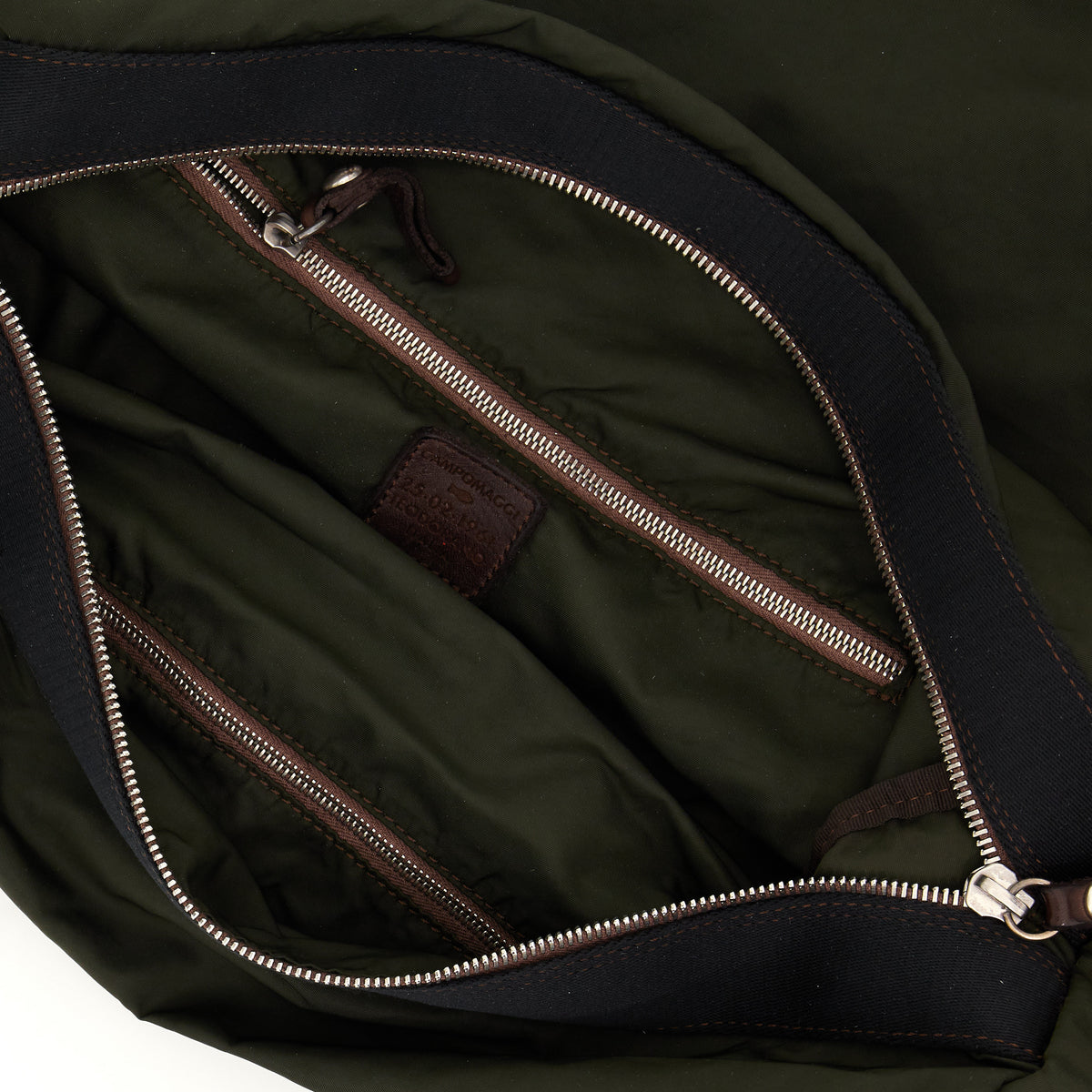 marmora weekend bag nylon+cow+print MILITARY+BROWN