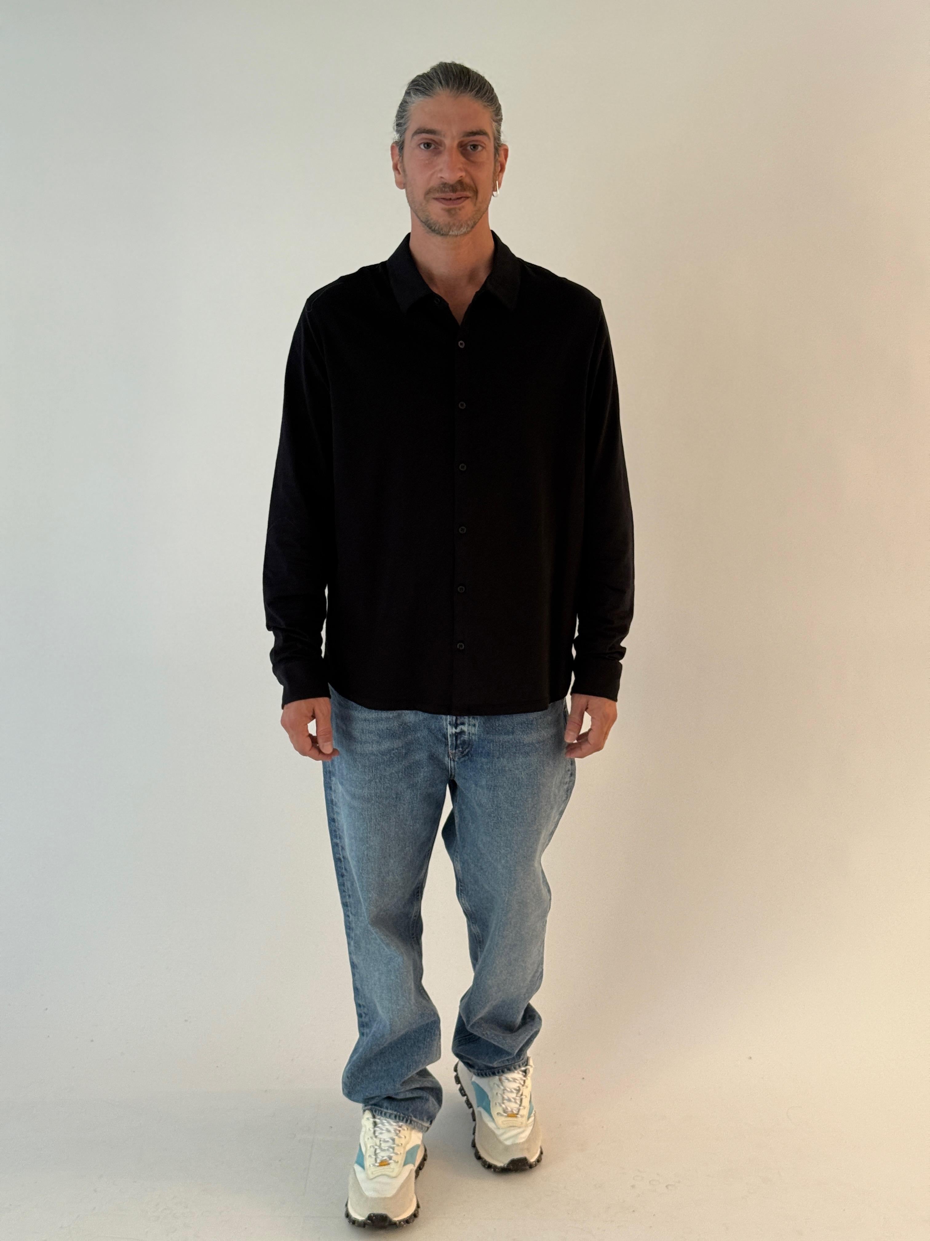 Buttoned shirt BLACK