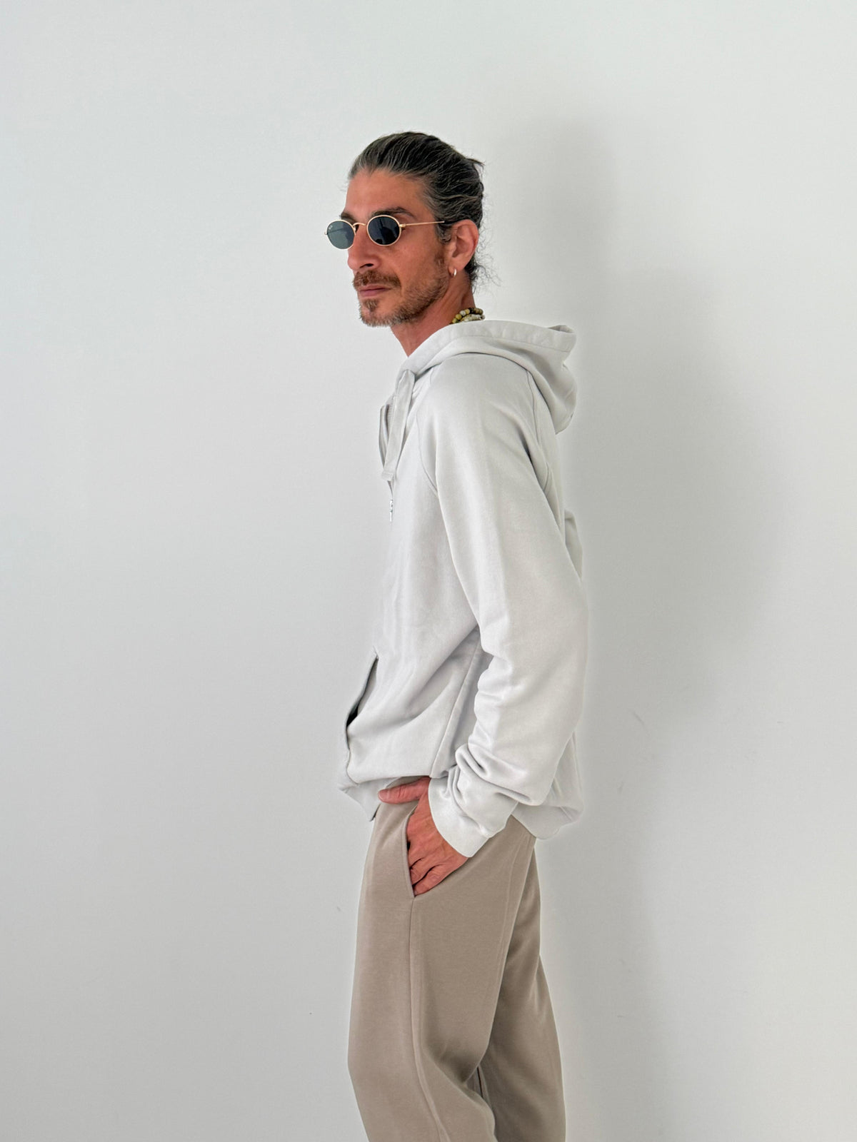 Zip hoody PEARL