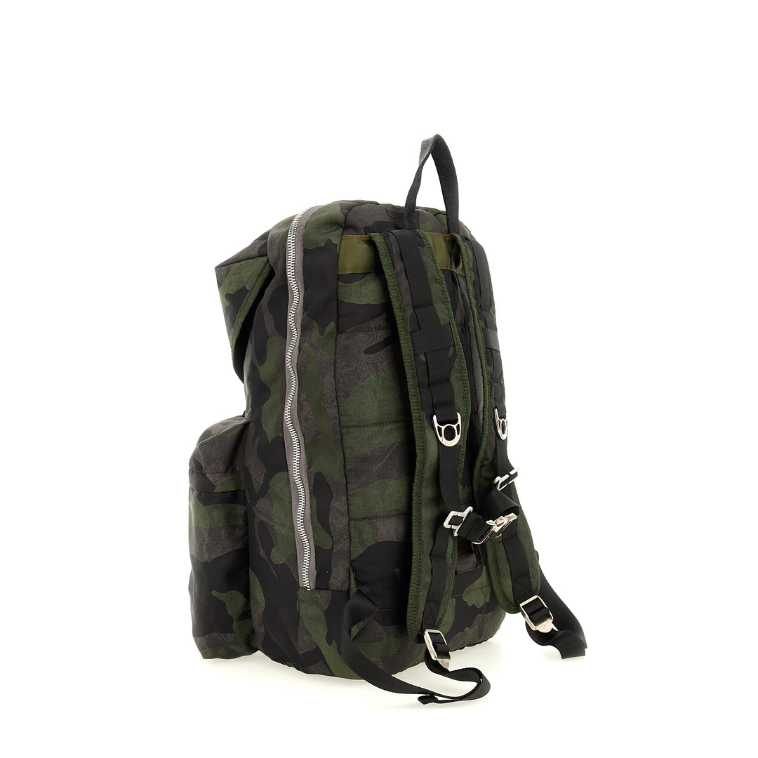 ortles backpack nylon camo+cow CAMO GREY