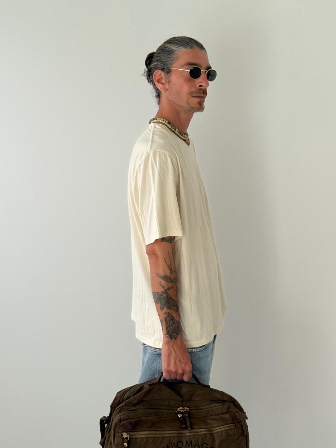Round neck short slv GREGE