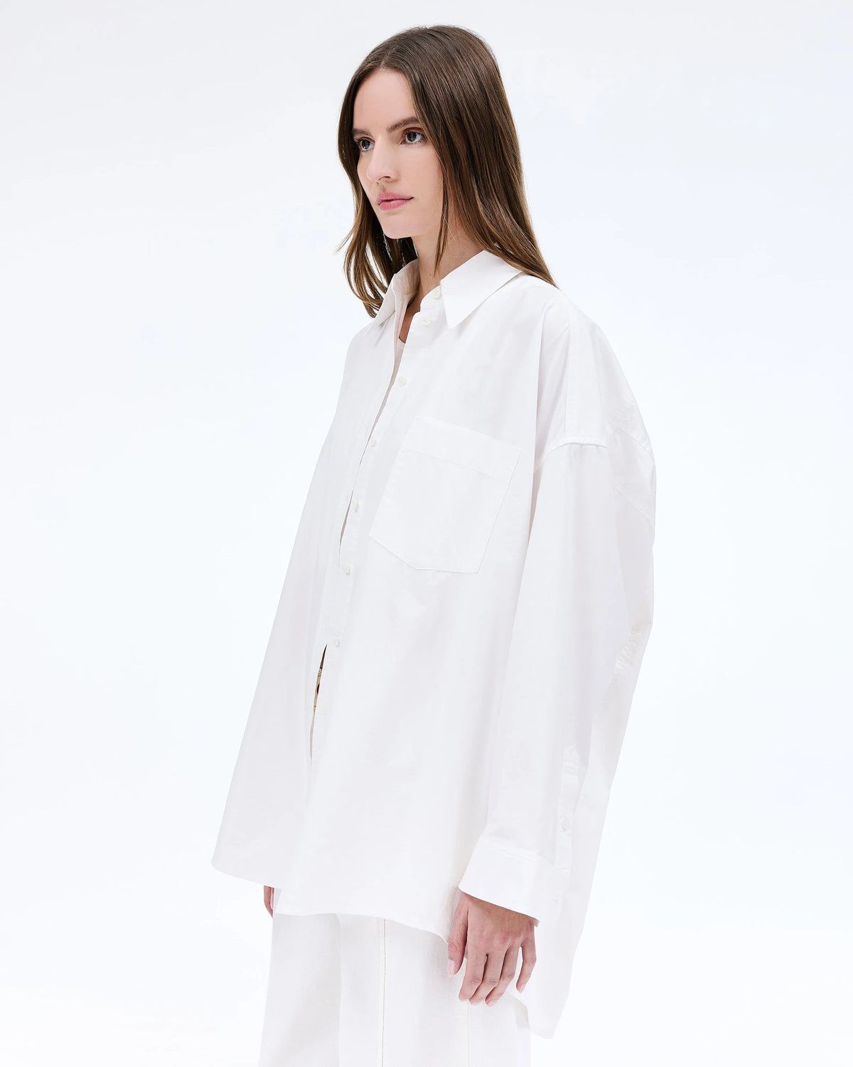Cocoon shirt NATURAL WHITE