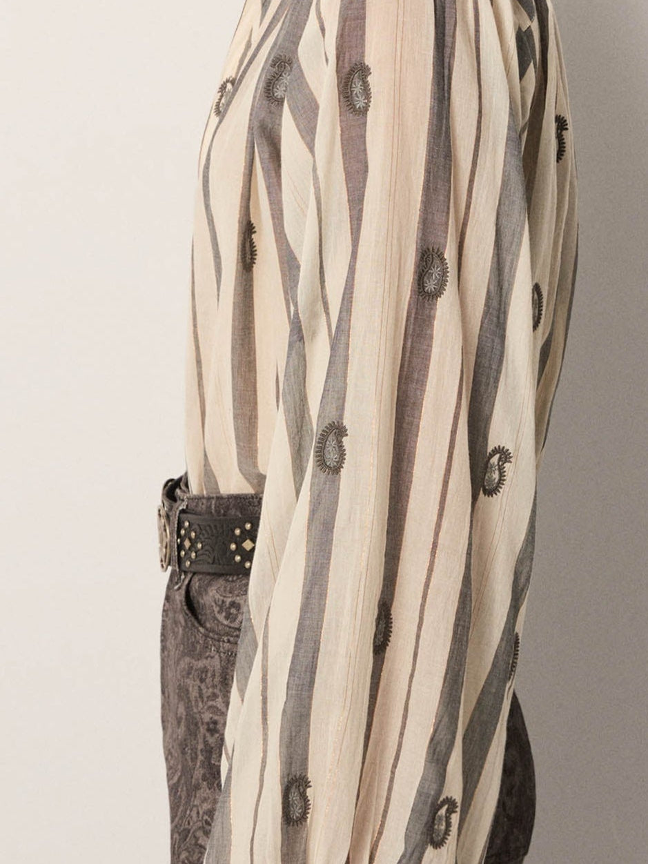 Blouse desert breeze perla IVORY PAISLEY