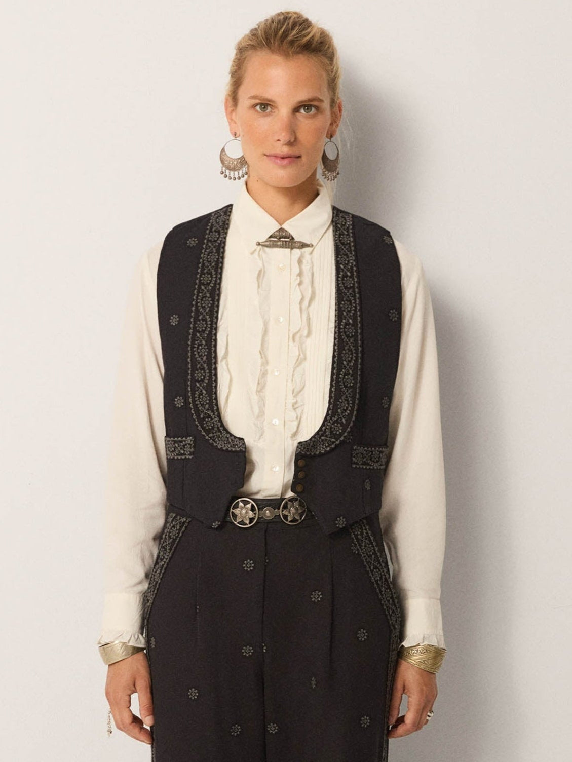 Vest tequila lupita CHARRO BLACK