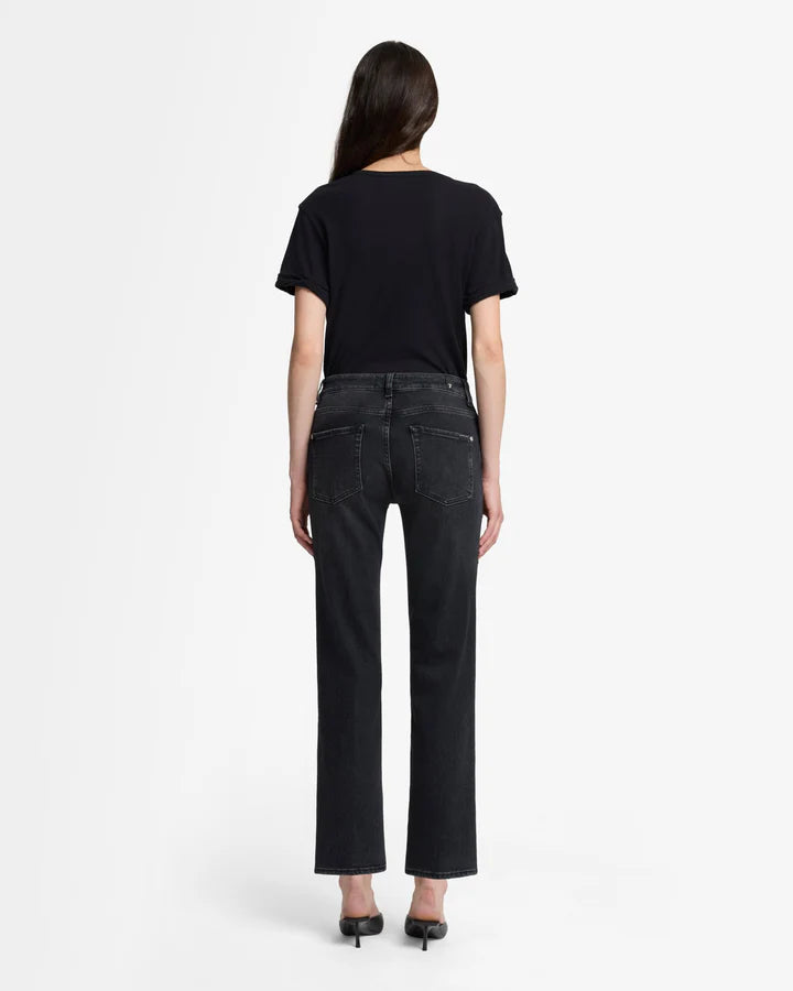 Calie straight ankle bottomline BLACK