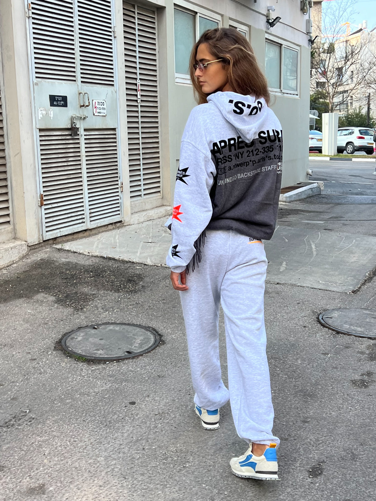 Ryan jog pant GREY/BLACK