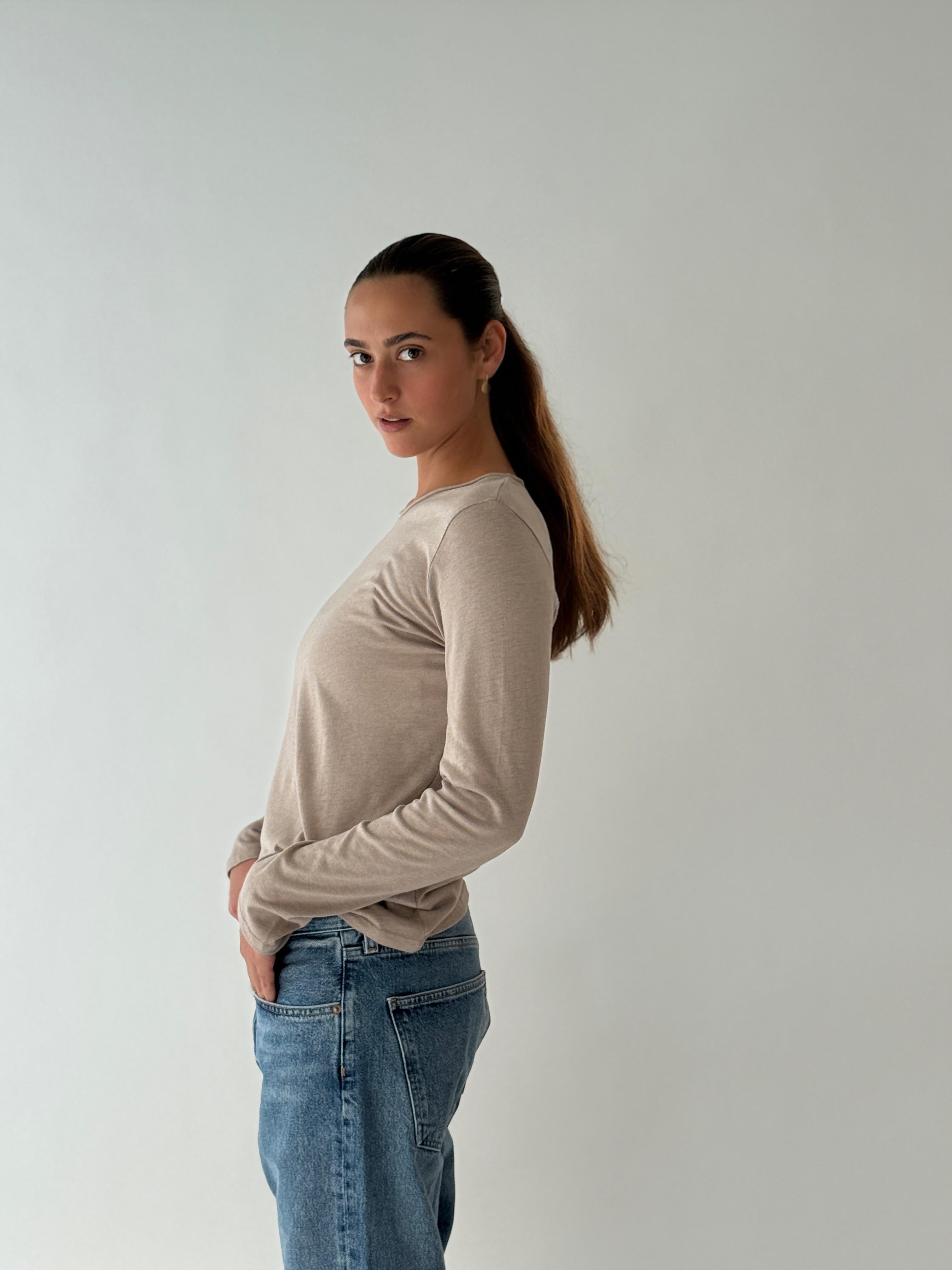 Round neck shirt DESERT