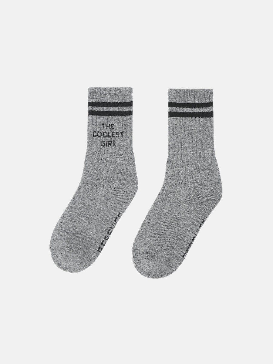 Coolest girl socks MELANGE GREY