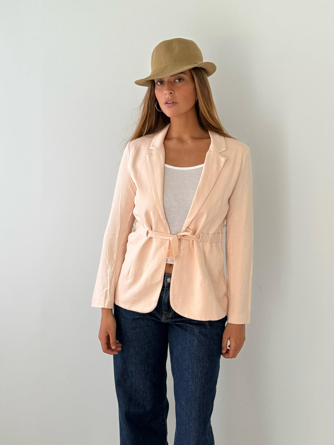 Belted jacket PETAL